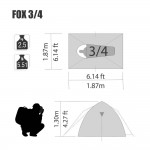 Barraca NTK Fox 3/4.